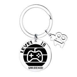 Nimteve 13th 16th 18th 21st Birthday Gifts for Men Keepsake Keyring Gamer Gifts for Men Birthday Presents for Brother Son Nephew Grandson (18th Birthday Gifts)