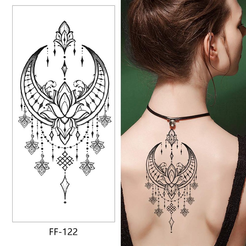 Luna Feather Tattoo Moon Tattoo Lotus Flowers Tattoo Elephant Tattoo