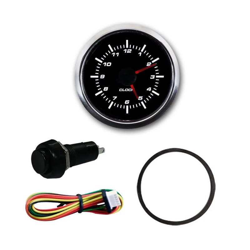 MOTOR METER RACING MGS Series 52mm 2-1/16" Electrical Clock Gauge