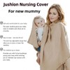 Jushion Muslin Cover for Breastfeeding Babies, Nursing Cover for On