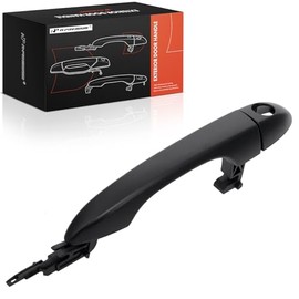 A-premium - Manija de Puerta Exterior Delantera Izquierda del Lado del Conductor con Ojo de Cerradura Compatible con Jeep Cherokee 2014-2023 y Dodge Dart 2013-2016, Sin Sistema de Entrada Inteligente