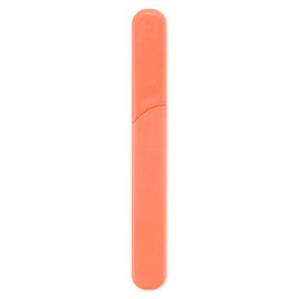 FulgentWorld Glass Nail Files in a Hard Case - Czech Original Quality (Orange)