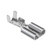 Heschen Female Spade Quick Splice Crimp Terminals, 6.3mm Crimp Connector,