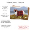 Thomas Joseph See Ewe Jimmy Table Mat Sheep Gift
