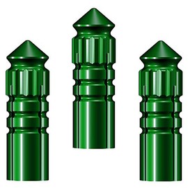 Mission F-Protect Protective Cover for Darts / Flights, Green, 5 Sets (15)