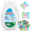 Heigble 160 Count Laundry Detergent Pods Bulk 3-in-1 Laundry Detergent