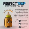 Portable Baby Bottle Warmer with 5 Temperature Settings, Waterproof and