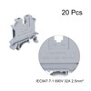 sourcing map Pack of 20 DIN Rail Mounting Clamps Screw