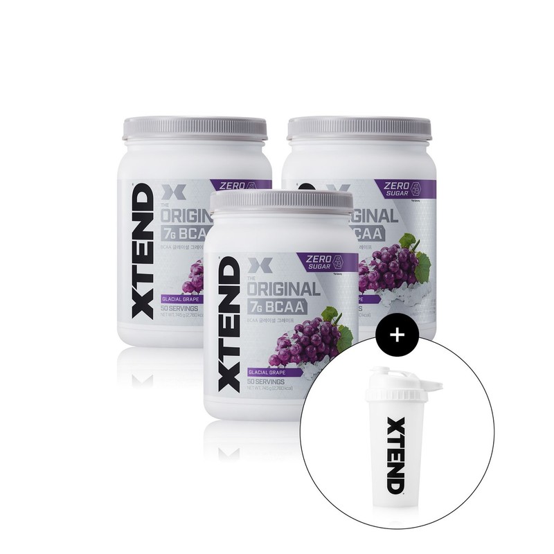 Extend High-Content BCAA 7000mg Extend Zero Sugar Grape Flavor 50