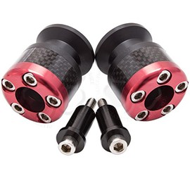 Red Luxor Swingarm Stand Spools 6mm Slider CNC For Yamaha YZF R6 R1 Mount