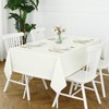 Romanstile 100% Waterproof PVC Tablecloth, Rectangle Oil Spill Proof Stain