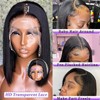 13x4 Bob Straight Human Hair Wig Lace Front Wig 100%
