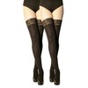 MARILYN 9cm Lace 100 Denier Opaque Hold-Up Stockings, 2 x