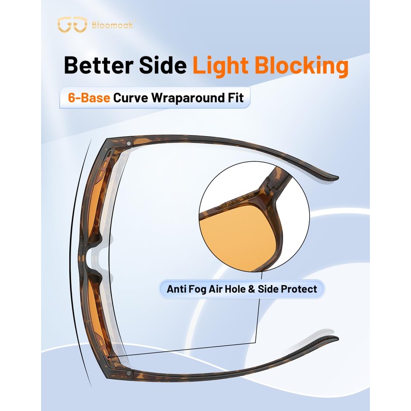 Bloomoak Gaming Glasses | Glasses with Blue Light Filter |