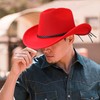 DRESHOW Cowboy Hat for Men Women Classic Western Wide Brim