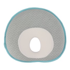 Baby Head Shaping Pillow Preventing Flat Head Pressure Distribution Hollow Center Soft Resilience Newborn Sleeping Pillow Blue