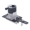 Wood Router Base Accurate Positioning 2 in 1 Compact Router