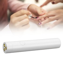 Nail Dryer Pen Lamp, LED Nail Lamp Pen Type C White UV Portable Single Finger for Gel Nails