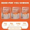 Oomph! Sweets Orange & Cream Low Sugar Taffy, High Fiber