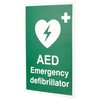 Seco AED Emergency Defibrillator Sign, 200mm x 300mm - 1mm