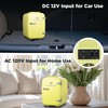 ICEBOX IBMF4SUN 4-Liter Fridge Cooler/Warmer, Portable Holds, Compact for Skincare,