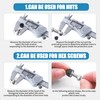 Pack of 160 Screws and Nuts Covers Screw Caps, M4