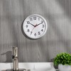 AKCISOT Wall Clock, Modern Small Wall Clocks Battery Operated 8