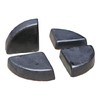 Teramico Saucer Feet for Flower Pots/Planters Blue Anthracite White Stoneware