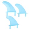 Surfboard Fins Soft Top Tri Fin Set PVC Plastic for