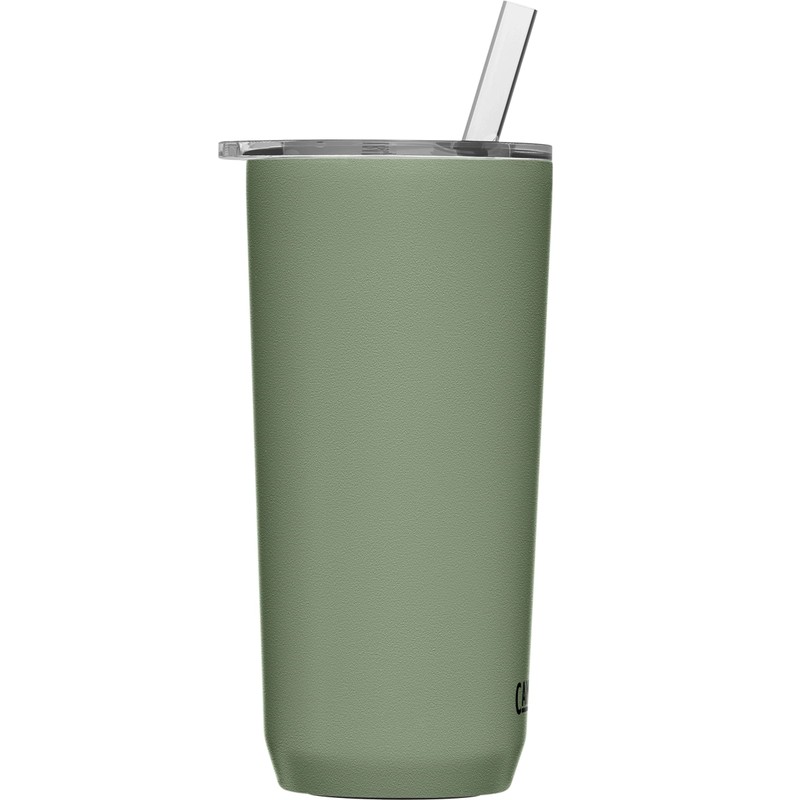 CamelBak Horizon 20 oz Straw Tumbler, Insulated Stainless Steel, Moss