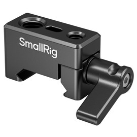 SmallRig NATO Clamp, Quick Release Clamp with 1/4" 3/8" M2.5 Thread for Cold Shoe Monitor Support Camera Cage - 1973