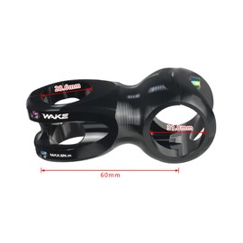FOMTOR 31.8 Bike Stem 45/60/70/80/90/100/110/120mm MTB Stem Mountain Bike Handlebar Stem, Negative 10 Degree Stem for Mountain Bicycle, Road Bike, MTB, BMX, Cycling (60mm)