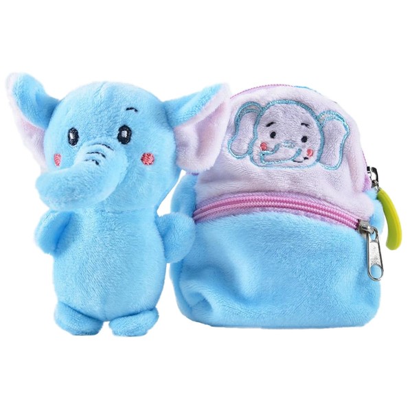 Kögler Friends2Go 75785 Plush Elephant Nyro in Plush Backpack, Approx.