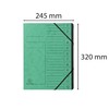 Exacompta 541203E premium folder stapled. Made from extra strong Colorspan
