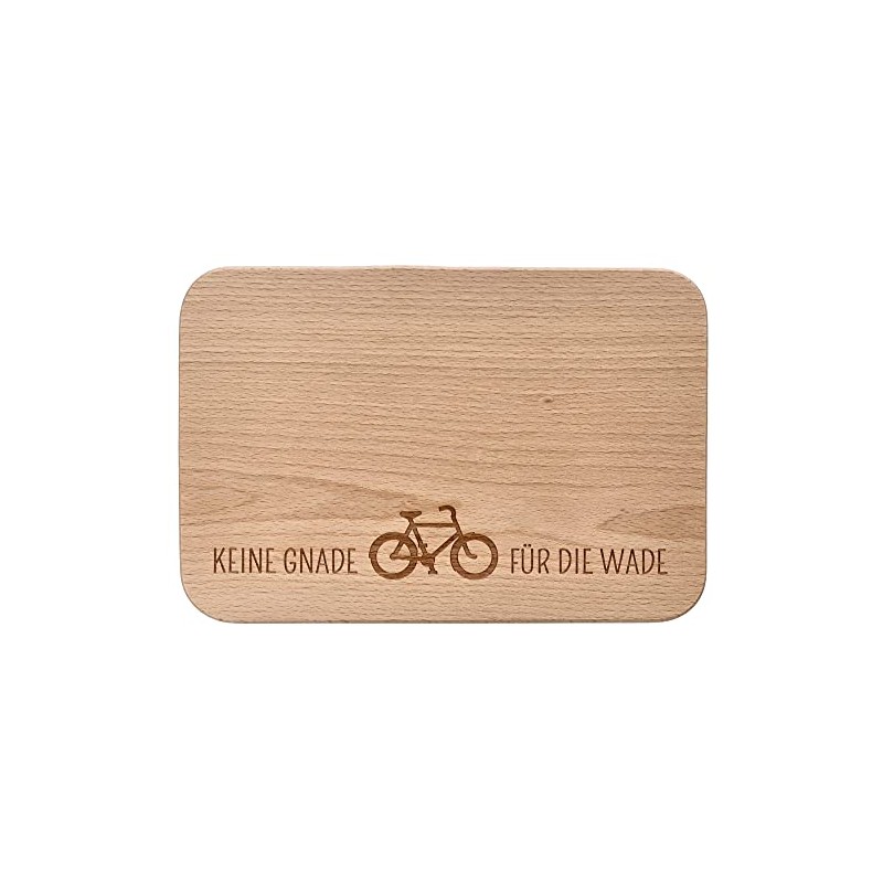 Spruchreif Wooden Breakfast Board with Engraving "Keine Gnade für die