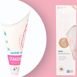 Woman Pee Funnel | Paper-Based Female Pee Devices | Waterproof Female Urinal, Pee Standing up, Girl Urinal Funnel for Camping, Hiking, Outdoor Activities