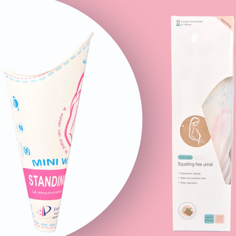 Woman Pee Funnel | Paper-Based Female Pee Devices | Waterproof