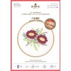 DMC Wild Dahlia Flower Embroidery Kit - TB155 - Free