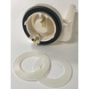 Flush Valve Assembly For One Piece Toilets with 2 Extra