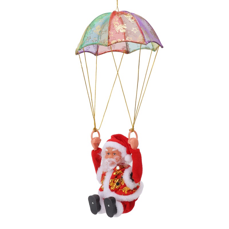 Parachute Christmas Ornaments Lovely Shape Safe Eco Friendly Fleece PC