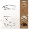 WOMACO Hat Stand for Display - Metal Cowboy Hats Display