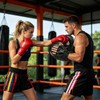 Boxing Pads Focus Mitts, Hook and Jab Punch Bag Target
