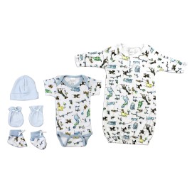 UD_Newborn Baby Boys 5 Pc  Baby Shower Gift Set Ls_0079