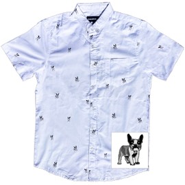 Molokai Fun Novelty Shirts (French Bulldogs, Medium)