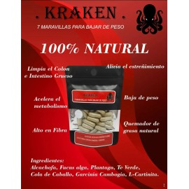 Paquetes Bajar Peso Kraken 150 Parches Adelgaza Neutra