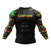 ORBU Men's Compression Wear, For Gym, Muscle Training, Long Sleeve,
