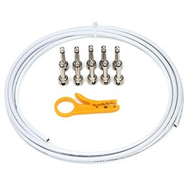 Lava Cable Mini ELC Pedalboard Cable Kit, 10 Feet White