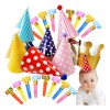 Pack de Sombreros y Silbatos para Fiesta de Cumpleaños, 26