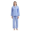 GLOBAL Ladies Pyjamas Set 100% Cotton Womens PJs Long Drawstring