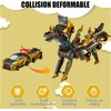 A transforming car toy. When two cars collide, they transform.